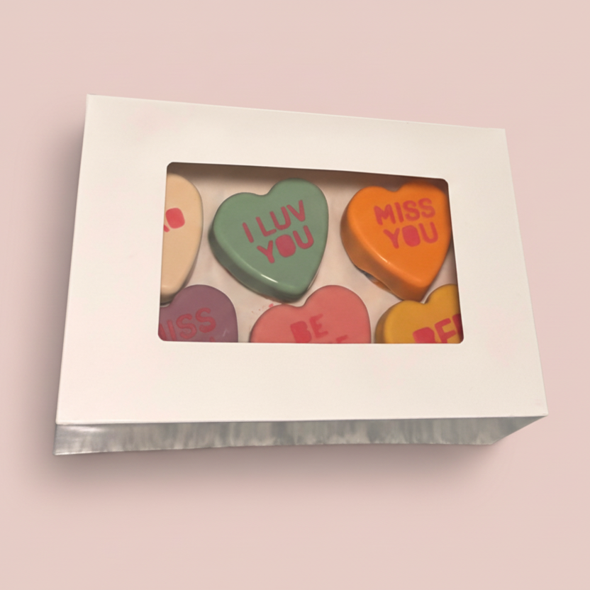 Candy Heart Mini Cakes